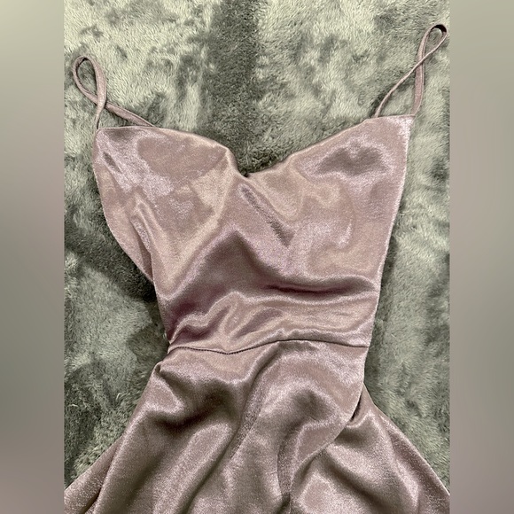 Fashion Nova Dresses Deep Purple Satin Classy Slip On Mini Dress Poshmark